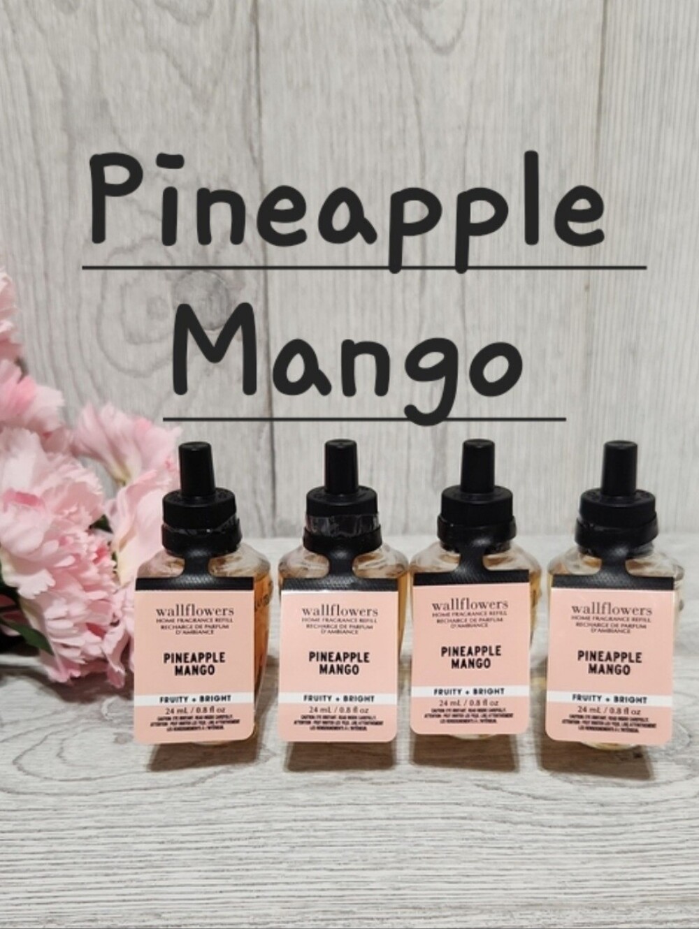 Bath & Body Works Pineapple Mango Wallflower Refills X4